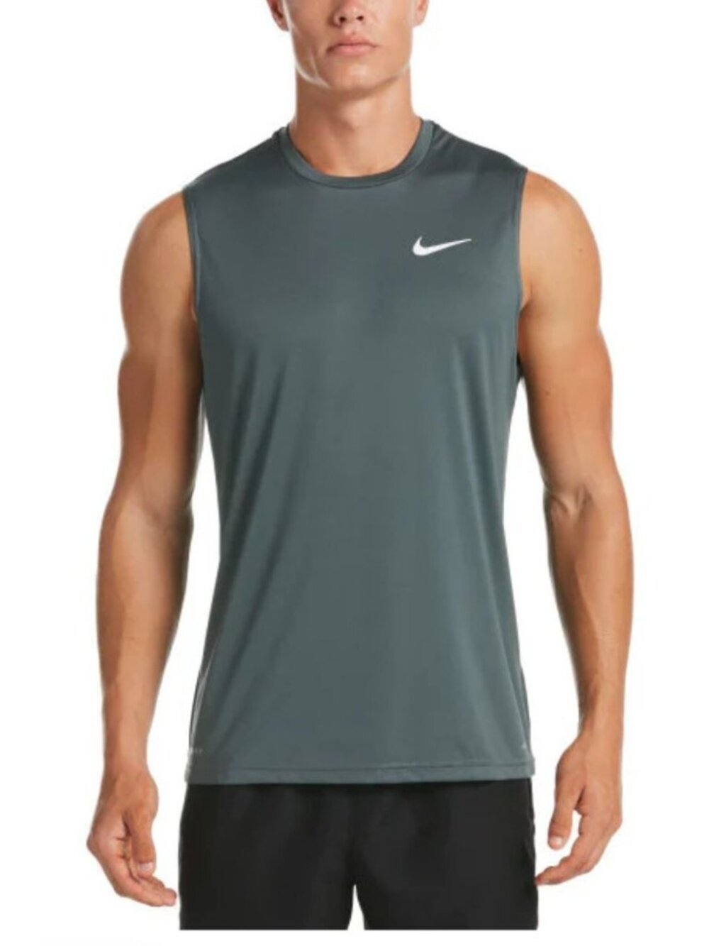 Nike Swim Sleeveless Hydroguard Rash Guard NESSA585-018 Mens XXL New with Tags